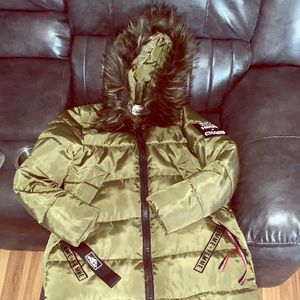 Warm Military Green Parka!